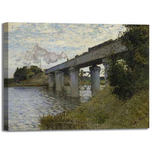 Monet ponte della - , ferrovia