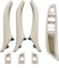 Per Bmw 5 (F11) 2010-2016 Kit 7 pezzi Impugnature Interno porta in Pelle Oyster