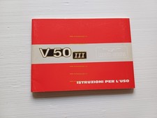 Moto Guzzi V50 III manuale uso manutenzione libretto italiano originale
