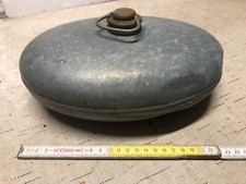 Antico scaldaletto bolla acqua calda no latta ottone stagnato