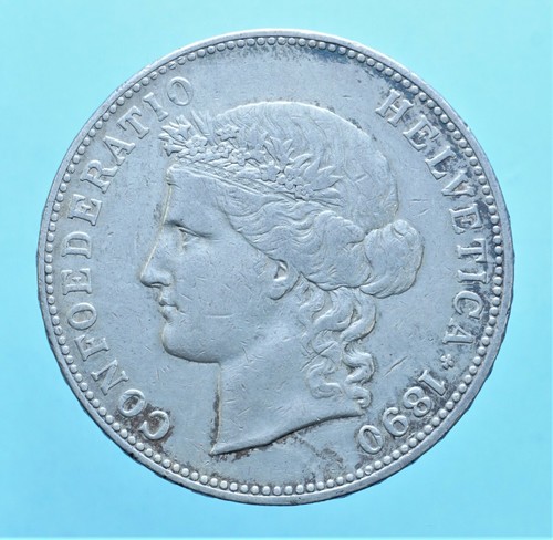 Svizzera franchi 1890 - svizzera, monete
