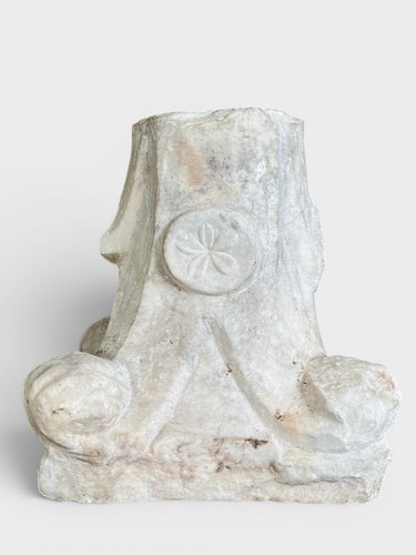 Antico capitello marmo - capitello,