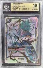 CARTA DRAGON BALL SUPER VEGITO FB02-139 BGS 10 TCG CARD ENG