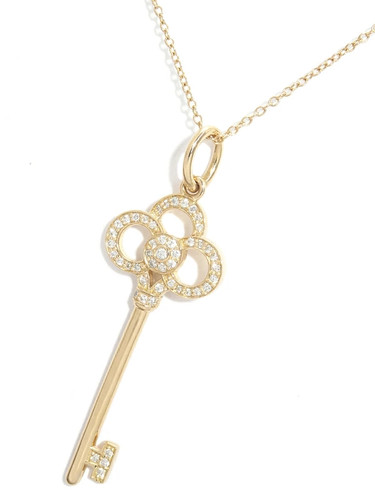 Collana con diamanti - , e