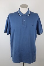 FRED PERRY MAGLIA POLO UOMO 100% COTONE TG. 46 / 117 CM MAN CASUAL VINTAGE LOGO