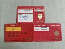 Omega seamaster planet ocean 2900.51.82 tris card year 2006 Italian dealer