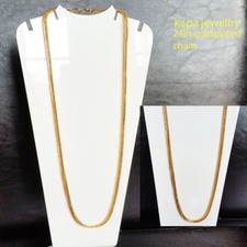 Collana catena placcata oro