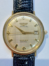 18K Gold Longines Admiral 5