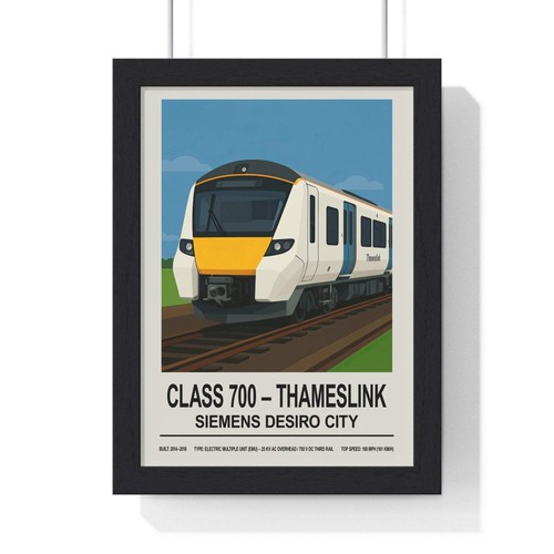Poster treno classe 700