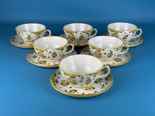 Antico Servizio 6 Tazze Grandi