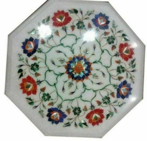 Tavolino marmo bianco - tavolino, 12"