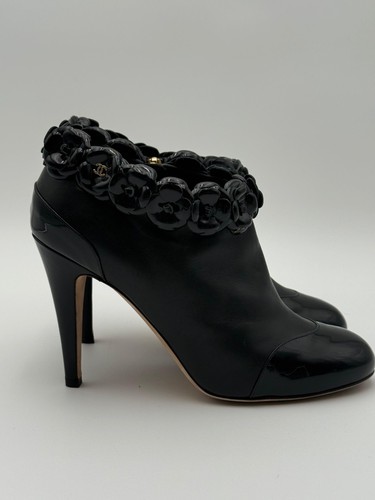 Chanel stivaletto camelia - stivaletto,