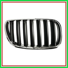 Griglia Radiatore Destra Cromata-Titanio Grigio-Scuro Bmw X3-E83-(Anno 2007-2010