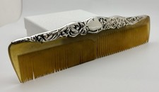 Pettine edoardiano Art Nouveau