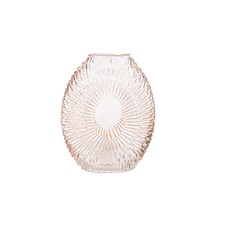 Vaso in vetro rosa