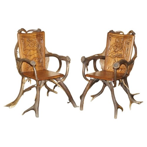 Coppia antiche poltrone - coppia,