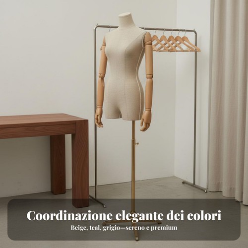 Manichino mezzo busto - mezzo,