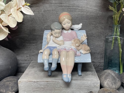 Statuina lladro circondata - statuina,