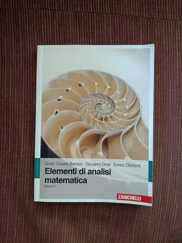 Zanichelli elementi analisi - di,