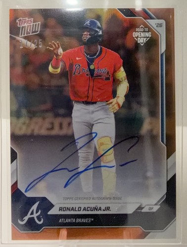 Autografo ronald acuna - ronald, auto