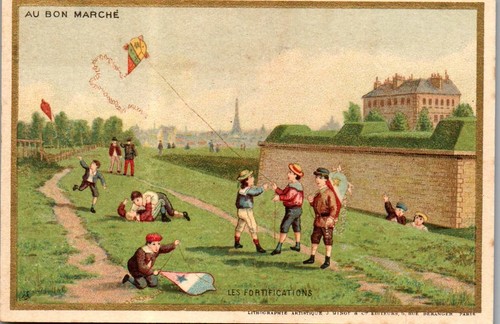 Chromos bon marche voir - marche,