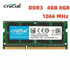 CRUCIAL DDR3 4 GB 8 GB 1066