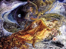 DANCE OF ALL SEASONS New UK Fairy Fantasy Josephine Wall Jigsaw Puzzle RARE