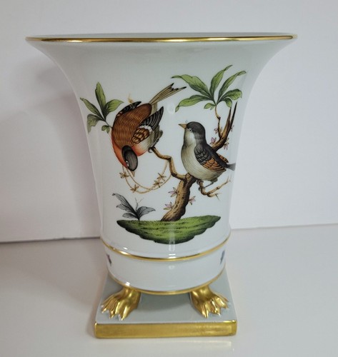 Herend rothschild bird - rothschild, vase