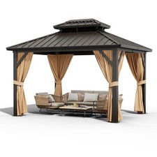 Hardtop Gazebo 10x12 FT Double