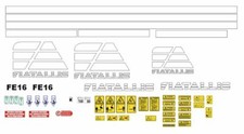 Fiat allis fe16 decalcomanie - fiat,