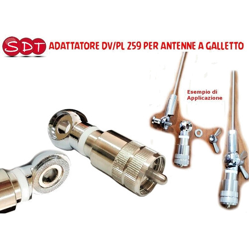 Sirio adattatore 259 - dv/pl, per
