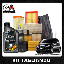 Kit Tagliando Fiat Lancia Musa Y 500 Panda Punto 1.2 1.4 Benzina Selenia 5W40