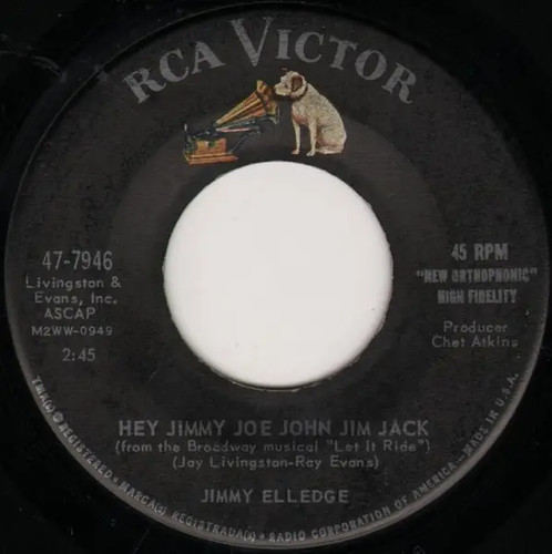 Jimmy elledge 45 u min - jimmy, u/min