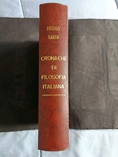 Cronache di filosofia italiana