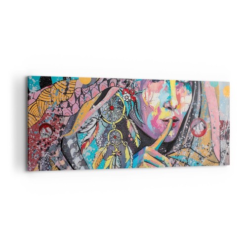 Quadro tela 120x50cm donna - su,