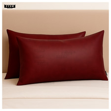 Coppia federe in vera pelle di