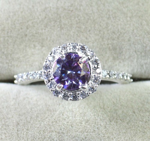 Viola diamante solitario - viola,