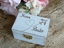 Porta Anelli di Nozze in Legno