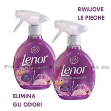 2 LENOR LOVE SPRAY RIMUOVE PIEGHE SU TESSUTI ELIMINA ODORI PROFUMO EXOTIC BLOOM