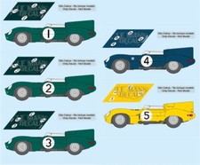 Decals Jaguar D Type Le Mans