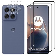Lutree per Motorola Moto Edge 60 Fusion/Edge 60 Vetro Temperato, 2+2 Pezzi 3D Pe