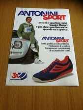 1978 ANTONINI SPORT SCARPE 3A SANDRO MUNARI VINTAGE ANNI 70 PUB AD 