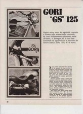 advertising Pubblicità MOTO GORI  GS 125  1971-MOTOITALIANE REGOLARITA  EPOCA