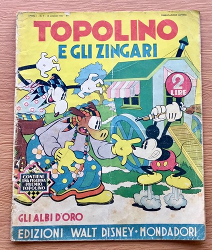 Topolino gli zingari - zingari,, serie