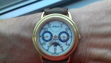 M. Cardel 81.15.42 MOON-PHASE WATCH VINTAGE MONTRE MADE IN FRANCE 80's OROLOGIO