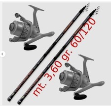 Promo Kit 2 Canna Pesca Surfcasting 2 Mulinello con Filo surf casting mare