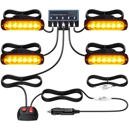 Justech 4x6led luci - 4x6led, led