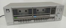 Sanyo RD W340 Lettore Cassette Doppio Double Deck Hifi Stereo Argento