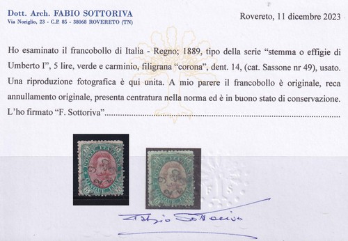 G461 regno italia 5 - d’italia, –