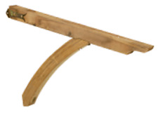 Pensilina in Legno Abete Lamellare Tettoia da Esterno, Copertura, Kit montaggio